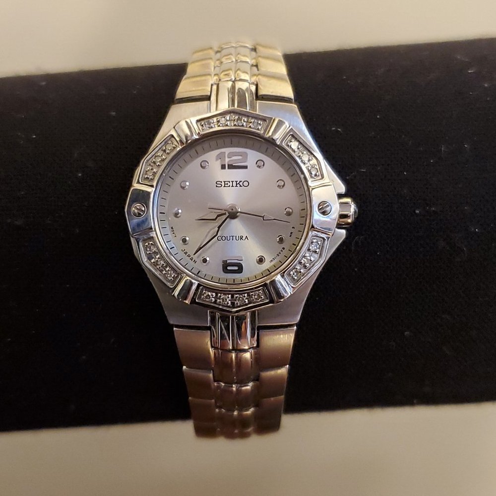 Seiko Silver Ladies Coutura 20 Diamonds